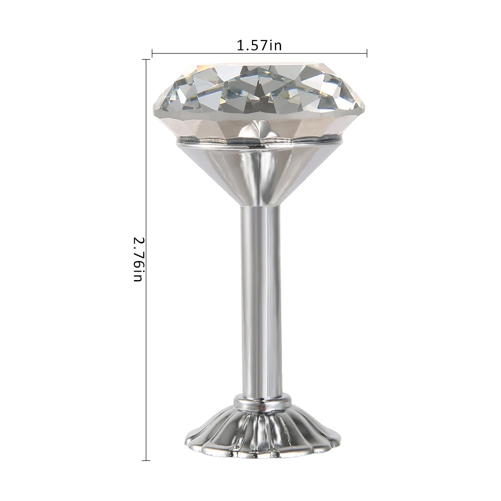 

2pcs Shiny Rhinestone Curtain Hook Tieback Wall Mounted Hanging Home Bedroom DIY Decoration Zinc Alloy Exquisite Diamond Theme