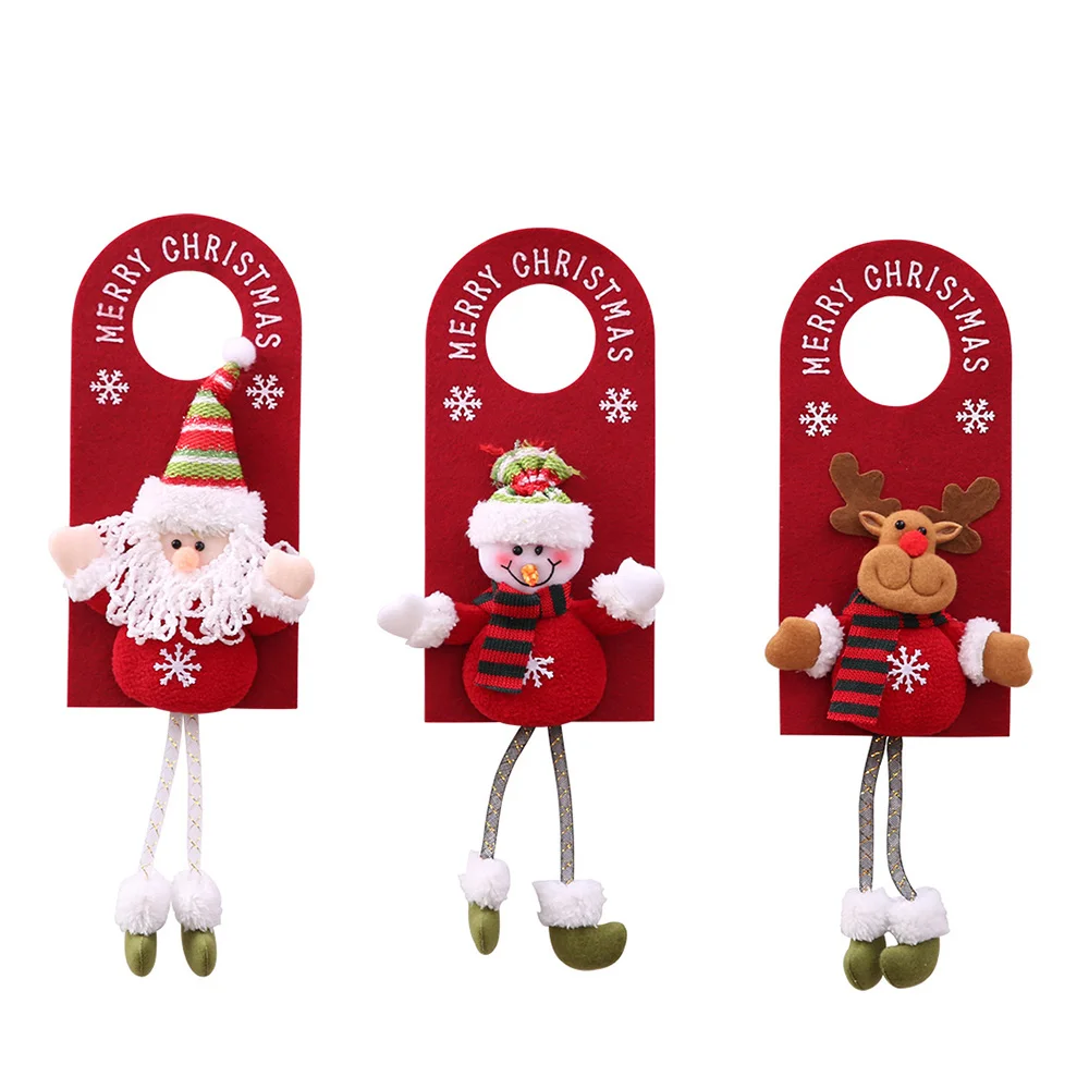 2019 новая подвеска на дверь рождественская рождественские украшения для дома