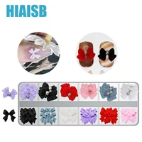 60pcs 3d acrylic bow kits for nail art decoration with storage box nail supplies bowknot butterfly art