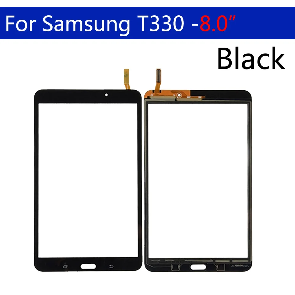 10 шт./партия сменный сенсорный экран для Samsung Galaxy Tab 4 8 0 T331 t335 T330|ЖК-экраны и панели