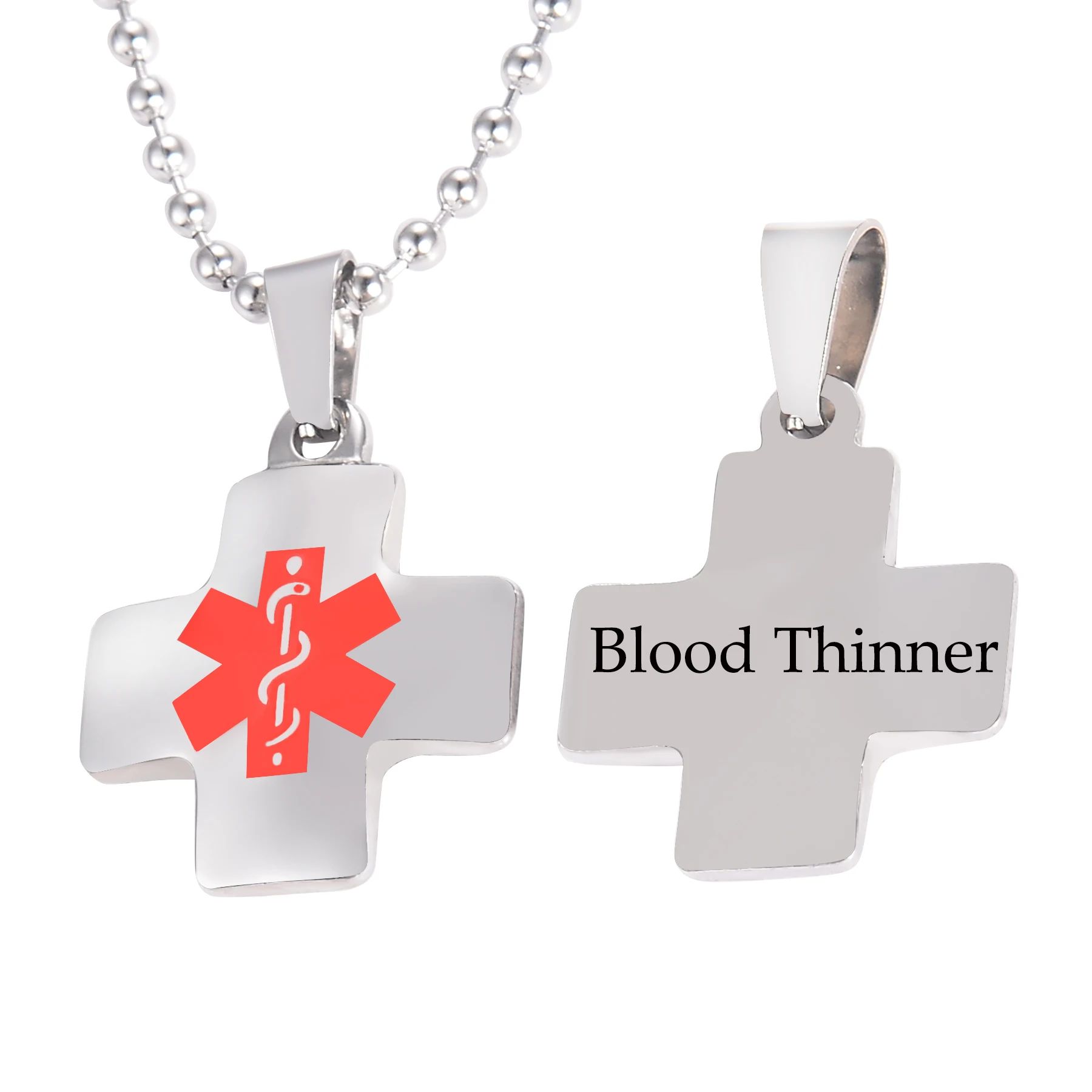 Женское Ожерелье с медицинской идентификацией подвеска бирка для собак из