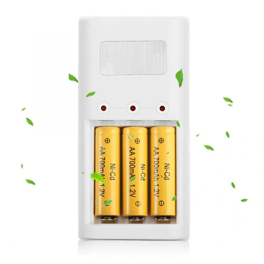 Зарядное устройство портативное 1 2 в три слота зарядное для AA AAA аккумуляторная