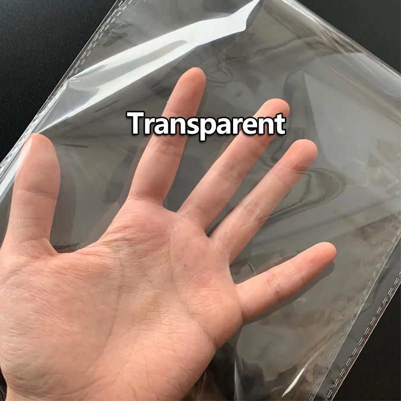 200 шт прозрачные самоклеящиеся Упаковка Мешки прозрачный Пластик целлофановая