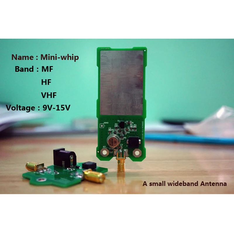 MF/HF/VHF SDR антенна MiniWhip Коротковолновая активная антенна для руды радио транзисторный радиоприемник RTL-SDR