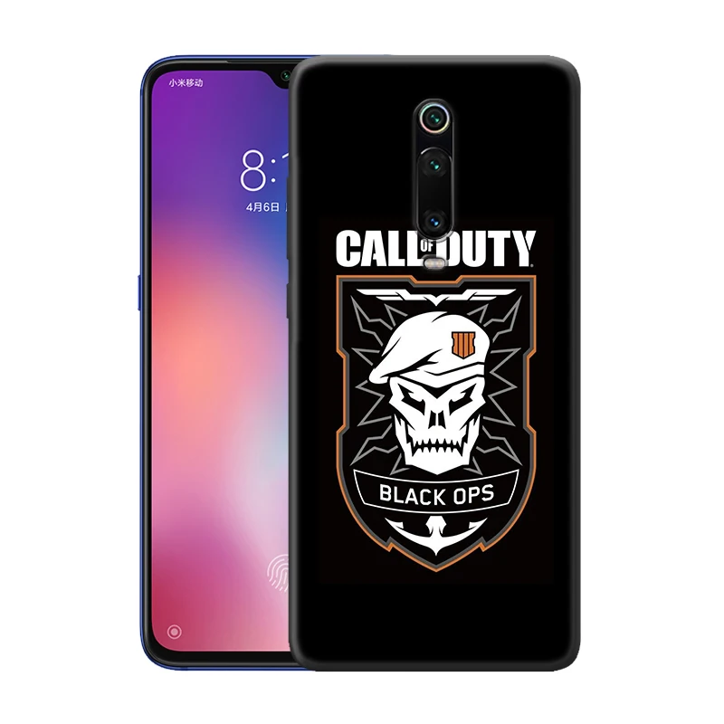 Классный чехол Call of Duty для Xiaomi черный из ТПУ телефона Mi 9T 10 9 Pro A3 X2 F2 7 7A K30 Zoom