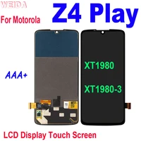aaa lcd for motorola moto z4 play xt1980 xt1980 3 lcd display touch screen digitizer assembly for moto z4 play lcd replacement