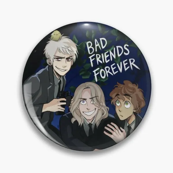 

Значок на лацкан для женщин Hetalia Bad Friends, мягкая металлическая брошь, забавная брошь для шляпы, одежды