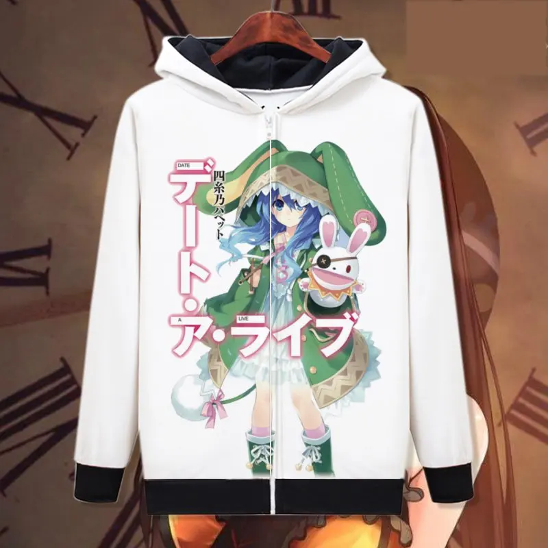 Мужская и Женская флисовая куртка на молнии с принтом|Костюмы аниме| |