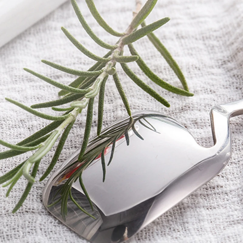 Ложка вилка из нержавеющей стали с длинной ручкой 4 цвета 14 5 см|Столовые сервизы| |