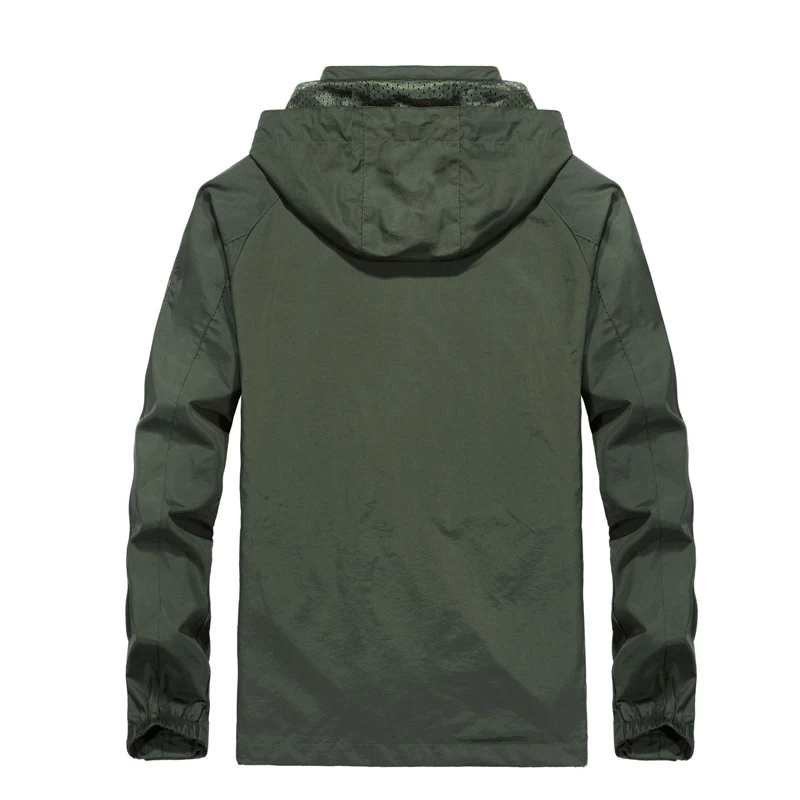 Осенняя мужская Тонкая куртка мужское повседневное пальто армейская