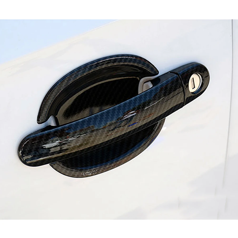 Накладка на дверную ручку для Volkswagen VW Up 2011-2019 из углеродного волокна | Автомобили