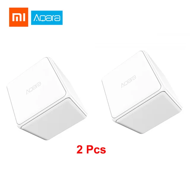 Xiaomi Aqara контроллер Magic Cube версия Zigbee управляется шестью мерами для умного домашнего устройства работа с приложением mijia Home - Цвет: 2 pcs
