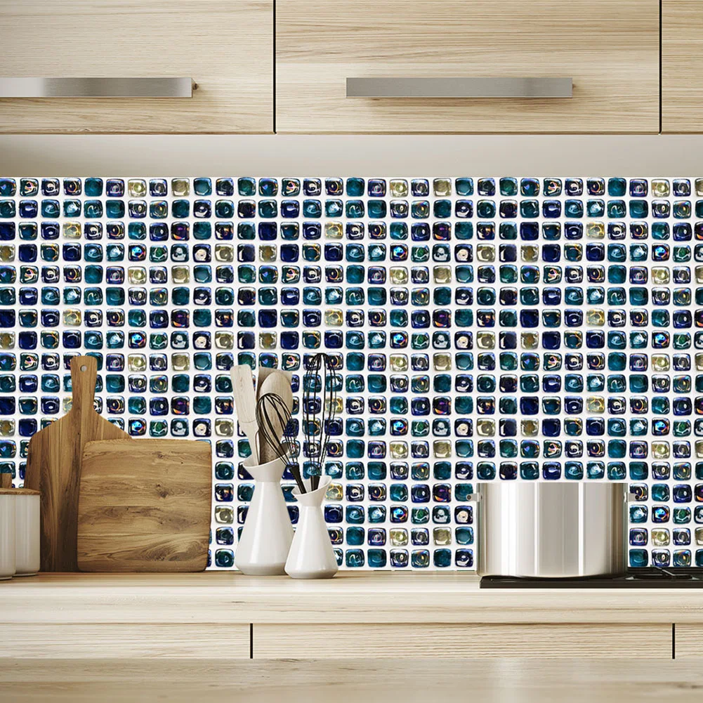 Мозаичный стикер для настенной плитки DIY самоклеящаяся напольное покрытие thinline