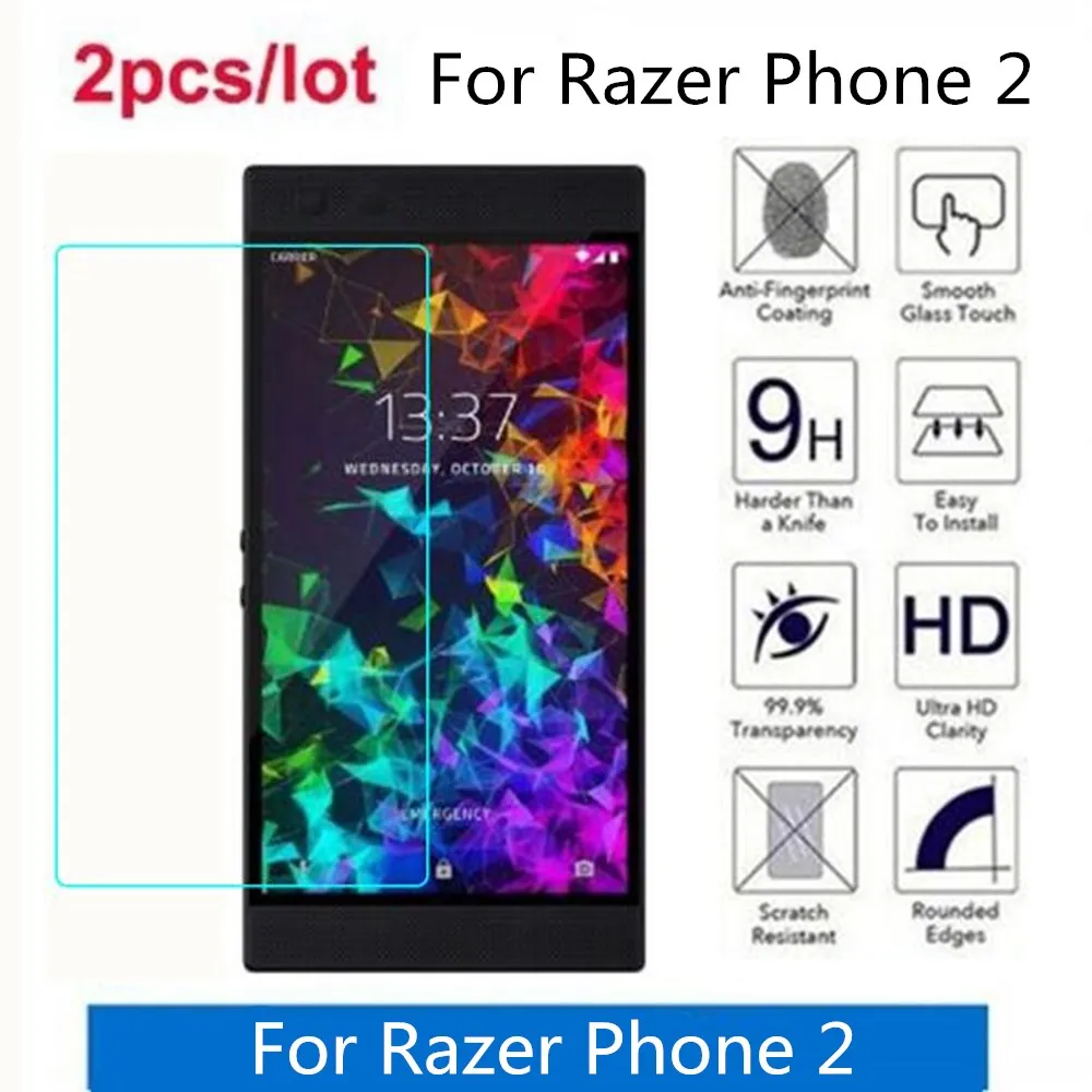 Закаленное стекло для Razer Phone 2 2.5D Premium Защитная пленка экрана телефона