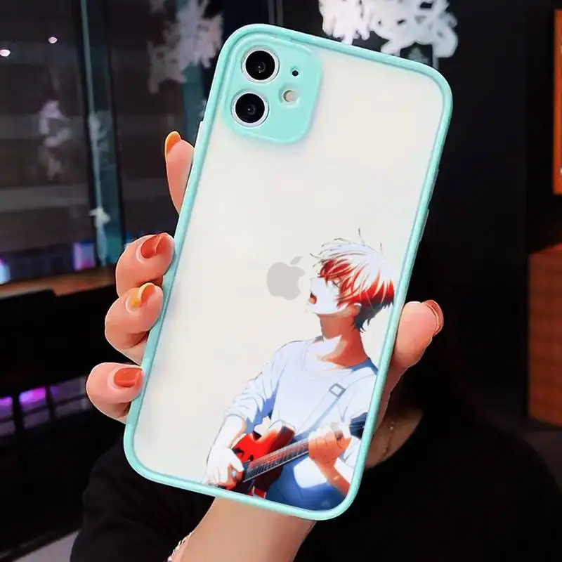 

Given Anime Phone Cases matte transparent For blue iPhone 7 8 x xs xr 11 12 pro plus max mini Clear Funda