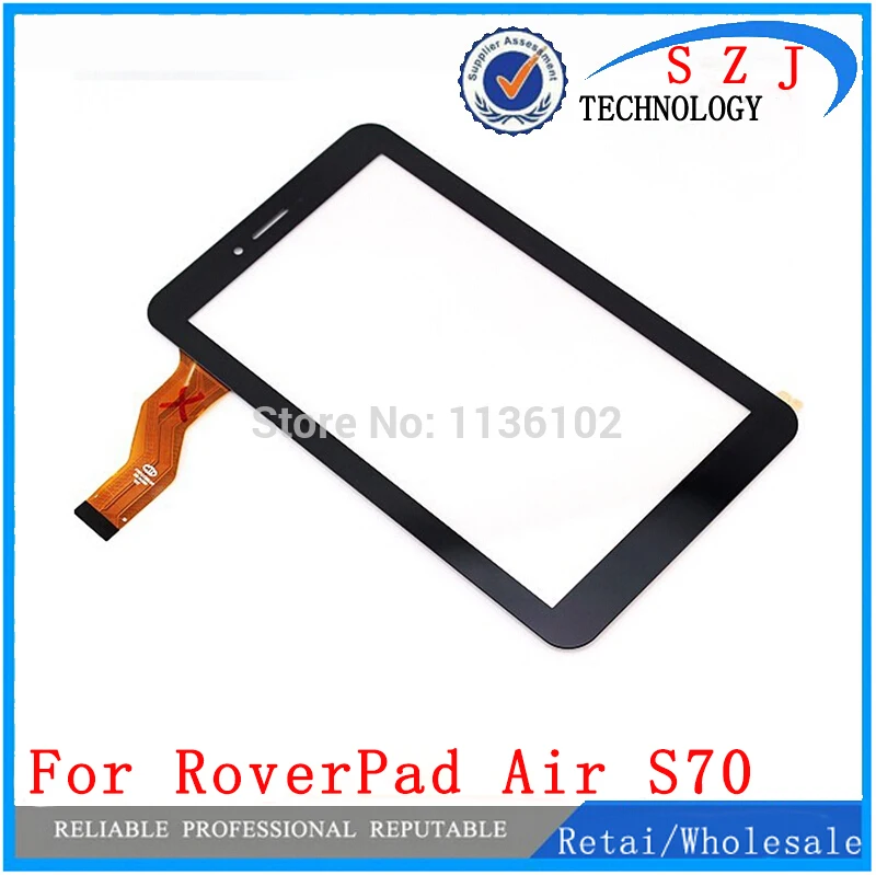

New 7'' inch tablet pc For RoverPad Air s70 (3G) touch screen digitizer glass touch panel Sensor replacement Free Shipping