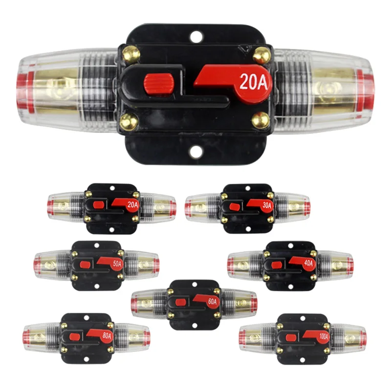 Автоматический выключатель прерыватель цепи для автомобиля грузовика 20 А 30 40 50 60