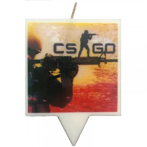 Свеча для торта Контр Страйк CS GO | Дом и сад