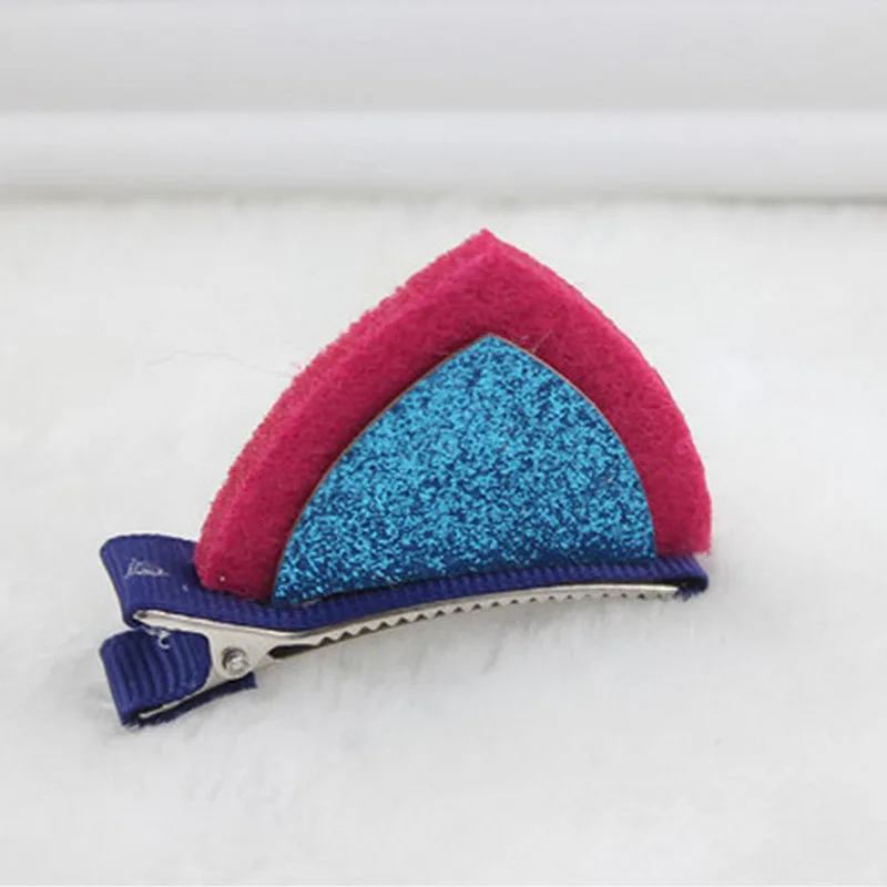 Pinzas para el pelo con orejas de gato para ni&ntilde;as, accesorios para el cabello con lentejuelas, pasadores de horquilla, 1 ud.-2