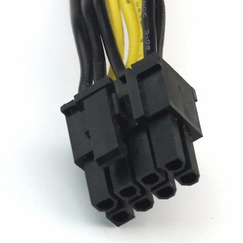 5 шт./лот GPU Кабель-Удлинитель 18AWG 6 Pin папа к двойному 8Pin (6 + 2) Мужской кабель для