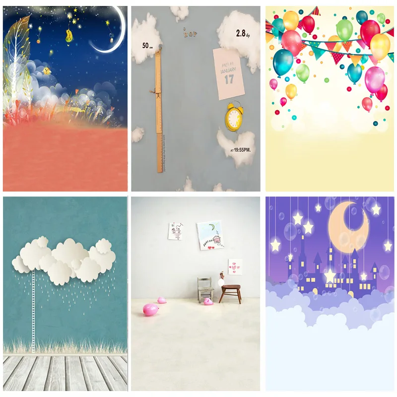 

Children Birthday Cartoons Photography Backdrops Baby Newborn Portrait Photo Background Party Studio Photocalls Props1911CXZM-19