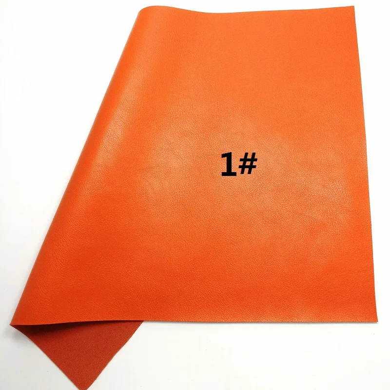 Оранжевый Блестящий тканевый материал ткань из искусственной кожи страусиные