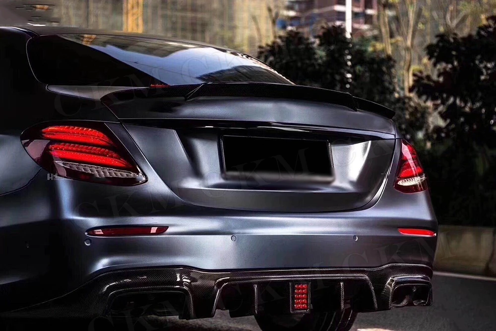 Задний спойлер для багажника из углеродного волокна крыло Mercedes Benz E класса W213 E200