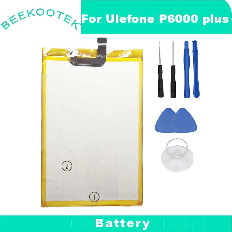 

Новый оригинальный аккумулятор Ulefone p6000 plus 6350 мАч 3,8 в для Ulefone P6000 plus 6,0 дюймов HD + Android мобильный телефон MTK6739 Quad Core