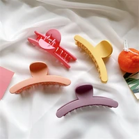 macaron color frosted hairpin female korean style grabbing clip big hairpin temperament shark clip hair accessories wholesalenew