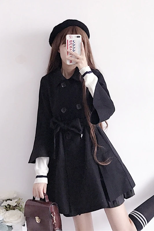 2020 новое осеннее и зимнее модное корейское свободное ТРАПЕЦИЕВИДНОЕ пончо с