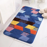 door dust mat door mat bathroom toilet water absorbent non slip mat double layer flocking household bedroom carpet