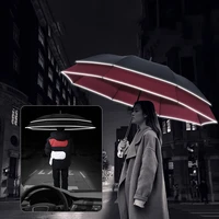 black large umbrella long handle automatic double car golf luxury umbrella samurai uv wedding outdoor paraguero rain gear zp50fl
