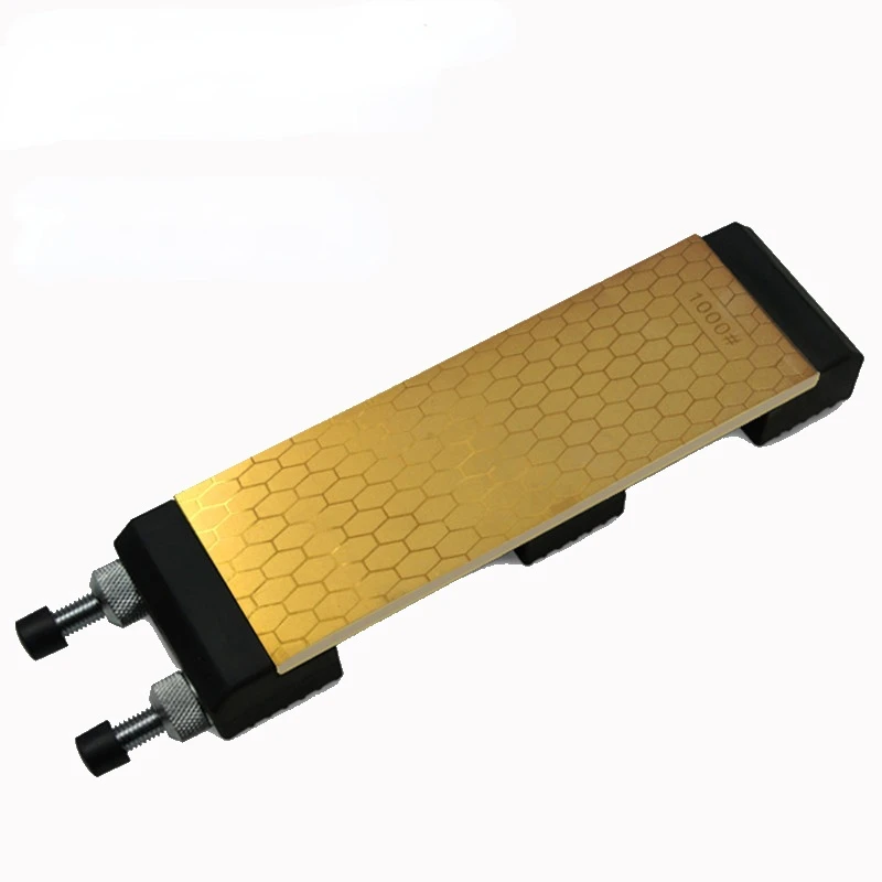 

Алмазный двухсторонний титановый точильный камень для ножей 400 и 1000 Grits с размером 200*70*8 мм, точильный камень с держателем