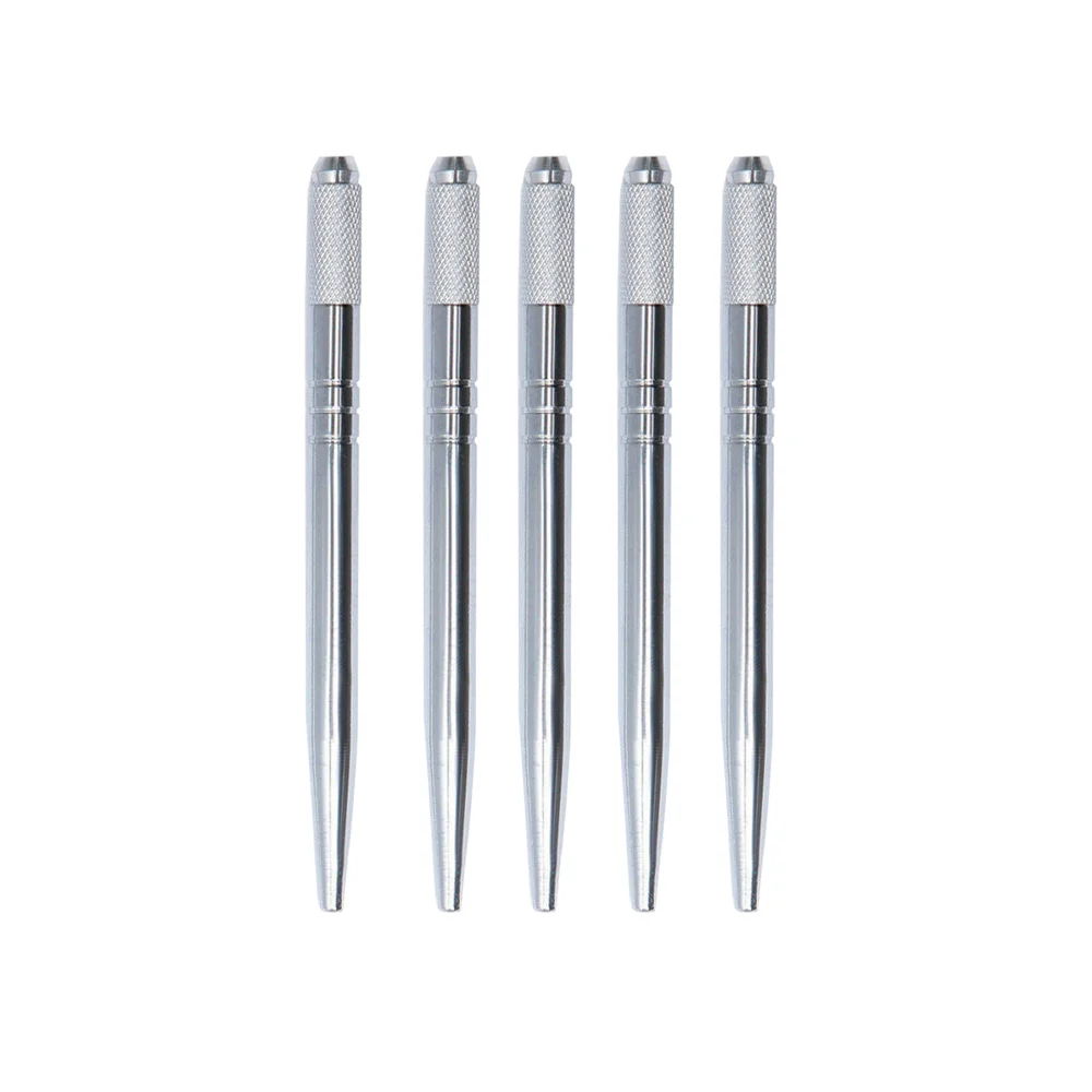 5 шт. ручки для микроблейдинга набор алюминиевых ручек перманентного макияжа