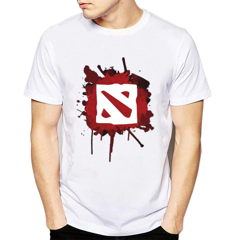 Мужская футболка Dota 2 с принтом из игры летняя одежда 2020 мужские белые футболки