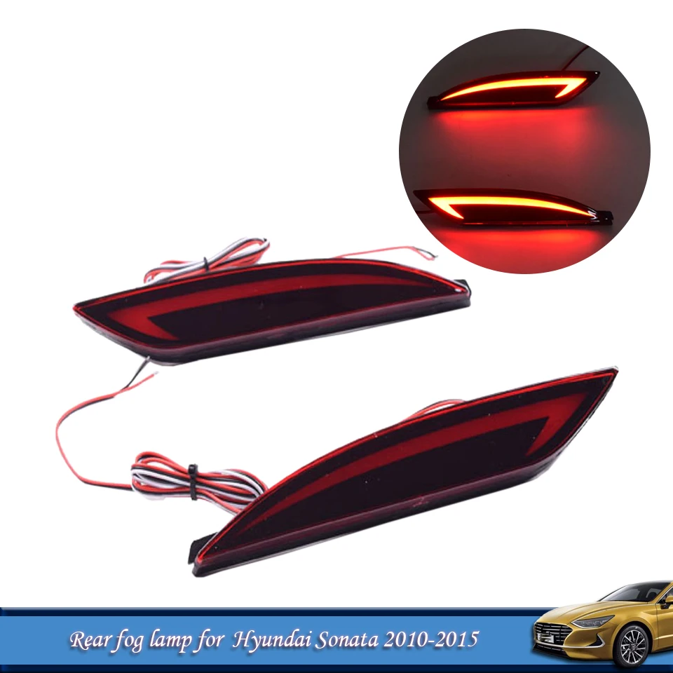 2 предмета стайлинга автомобилей задний светильник хвост светодиодный DRL s