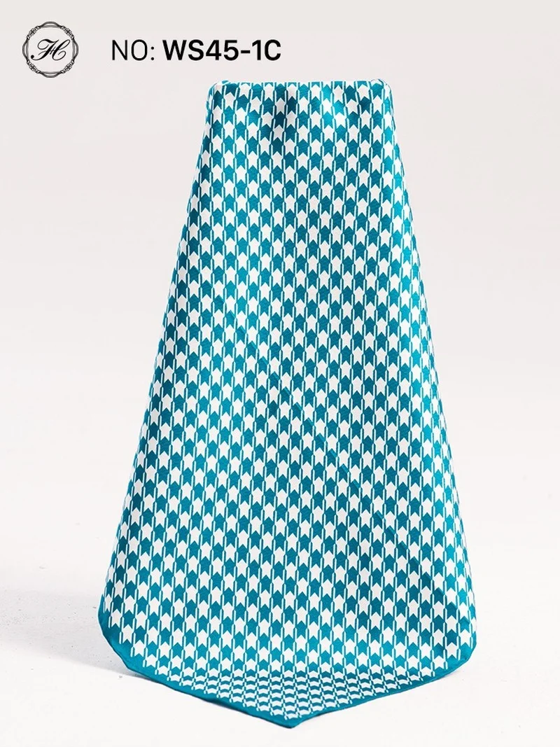 

2021 New Fashion 45*45CM Spring Fashion Small Silk Scarf, Ladies Headband, Wrist Scarf, Mulberry Silk Small Scarf