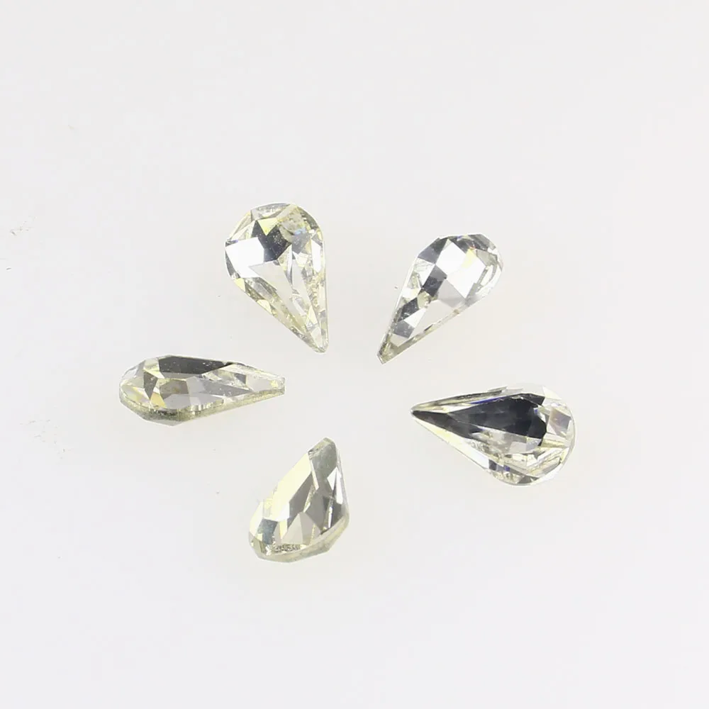 Кристаллические стеклянные каплевидные Стразы K9 блестящие стразы для ногтевого