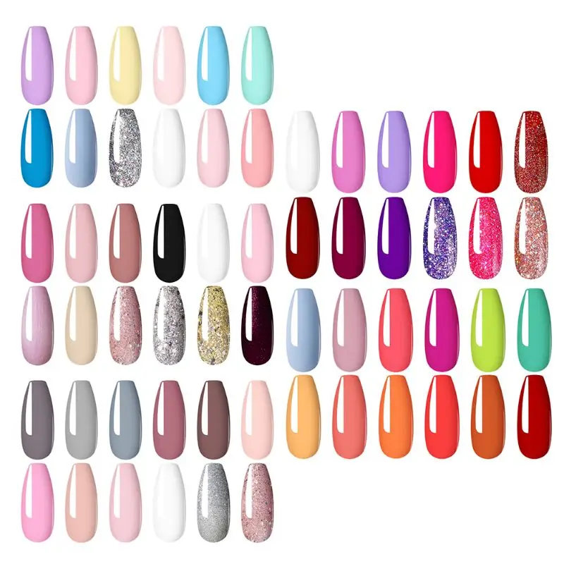 

12pcs 7ml Soak off UV Gel Polish Quick Building Nail Tips Q81B