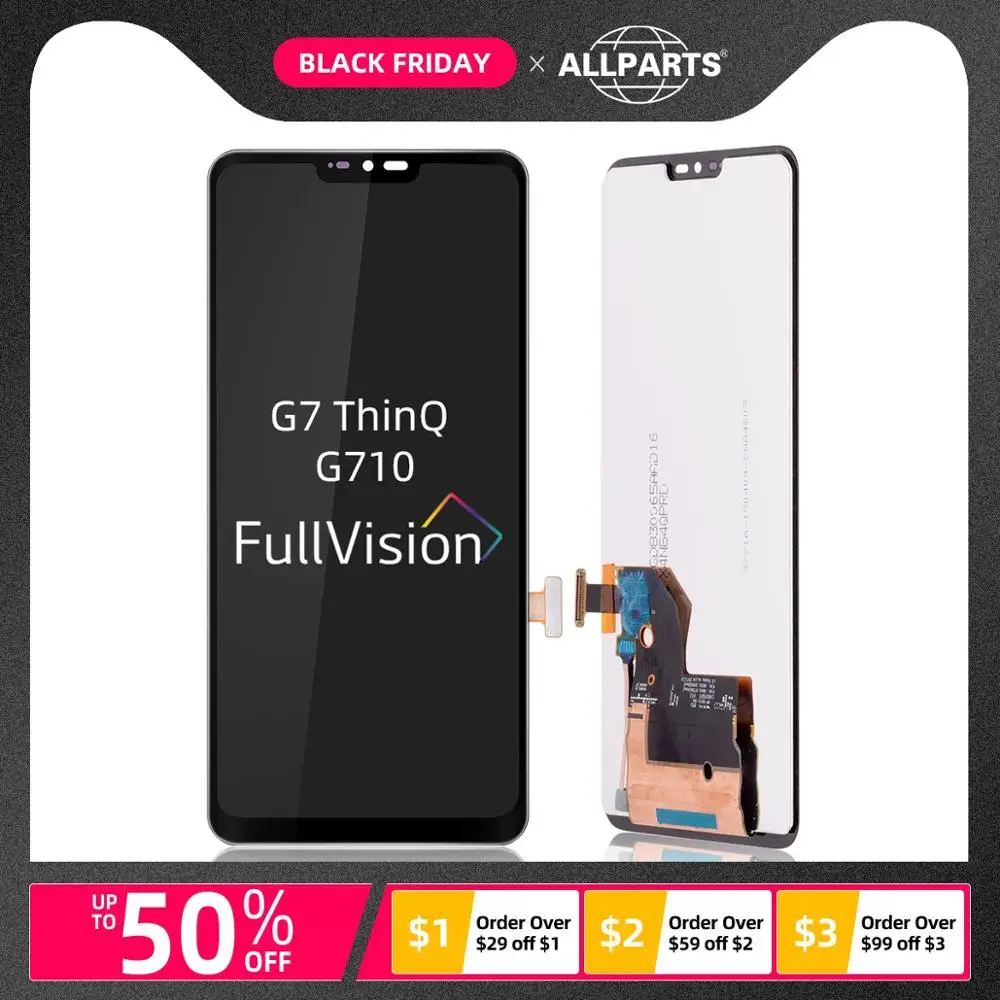 6 1 ''Оригинальный дисплей для LG G7 ЖК сенсорный экран в сборе дигитайзер thinQ G710