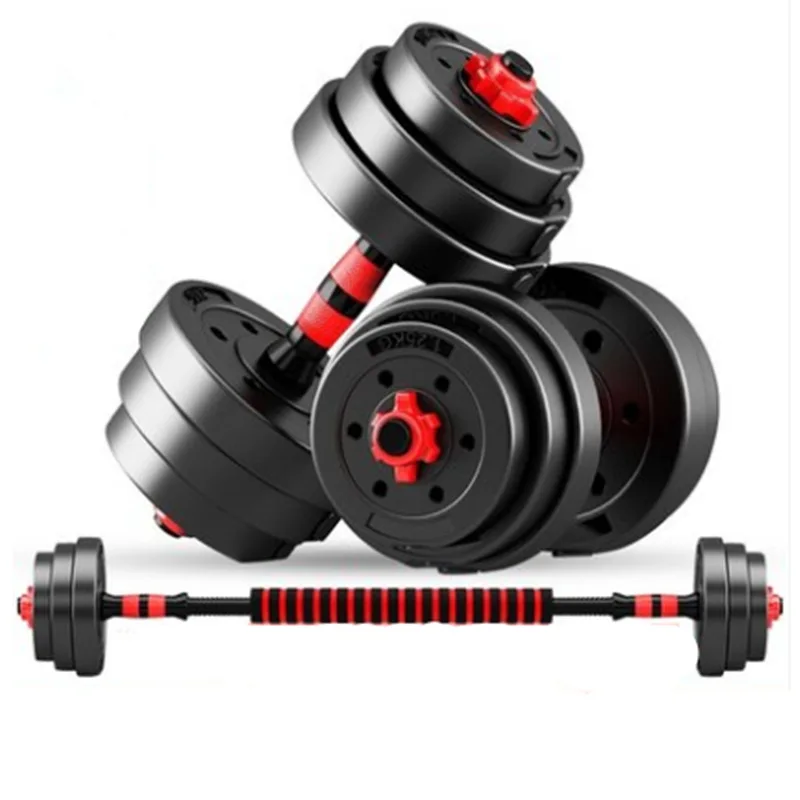 

Fitness dumbbell set electroplating rod environmental protection dumbbell 30kg