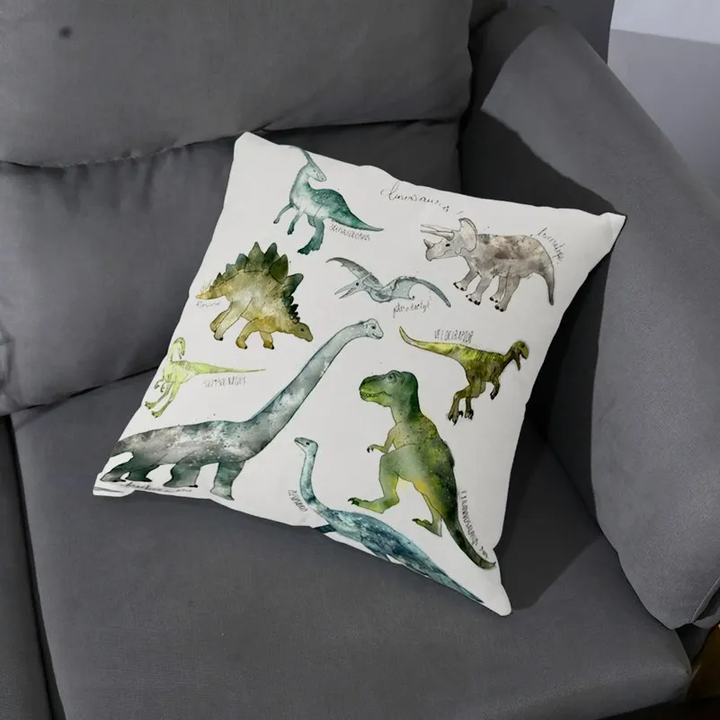 Милый чехол с изображением Льва тигра лося лисы Кита совы наволочки животными