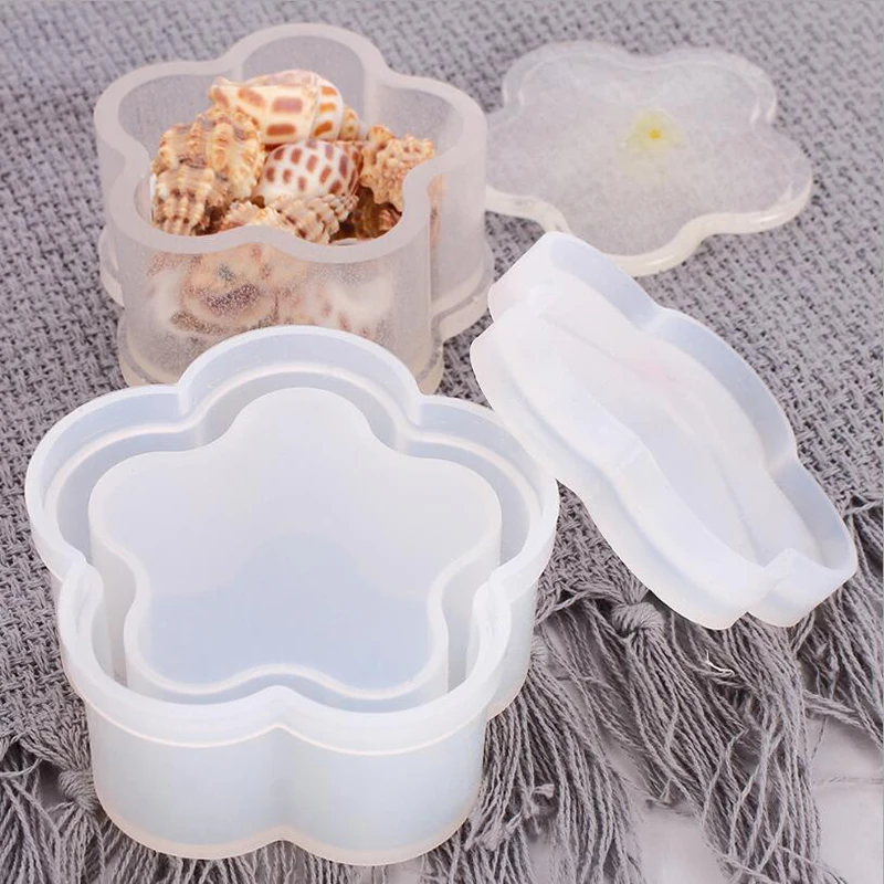 

1Pc Creative Transparent Silicone Jewellery DIY Necklace Storage Box Mold Resin Casting Mould DIY Craft Tools Silicone Mold