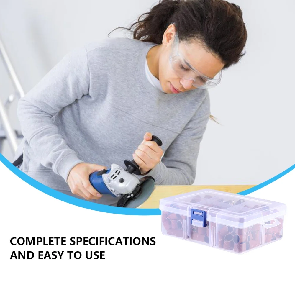 

388pcs Sanding Bands Drum Sleeve Grit Mandrel Rotary Tool Kit Accessories