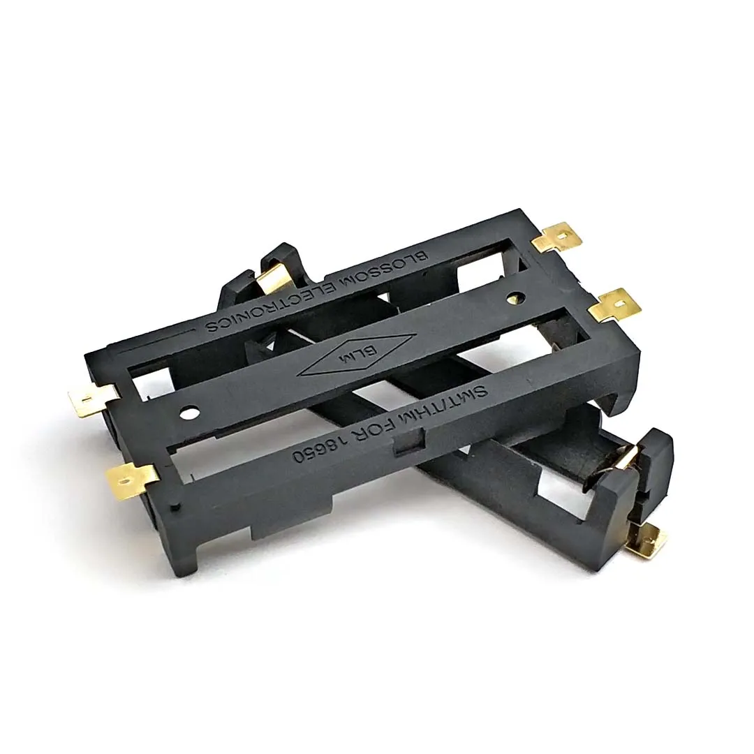1 х 2 18650 Батарея держатель Smd Smt батареи Чехол Коробка для хранения с бронзовые