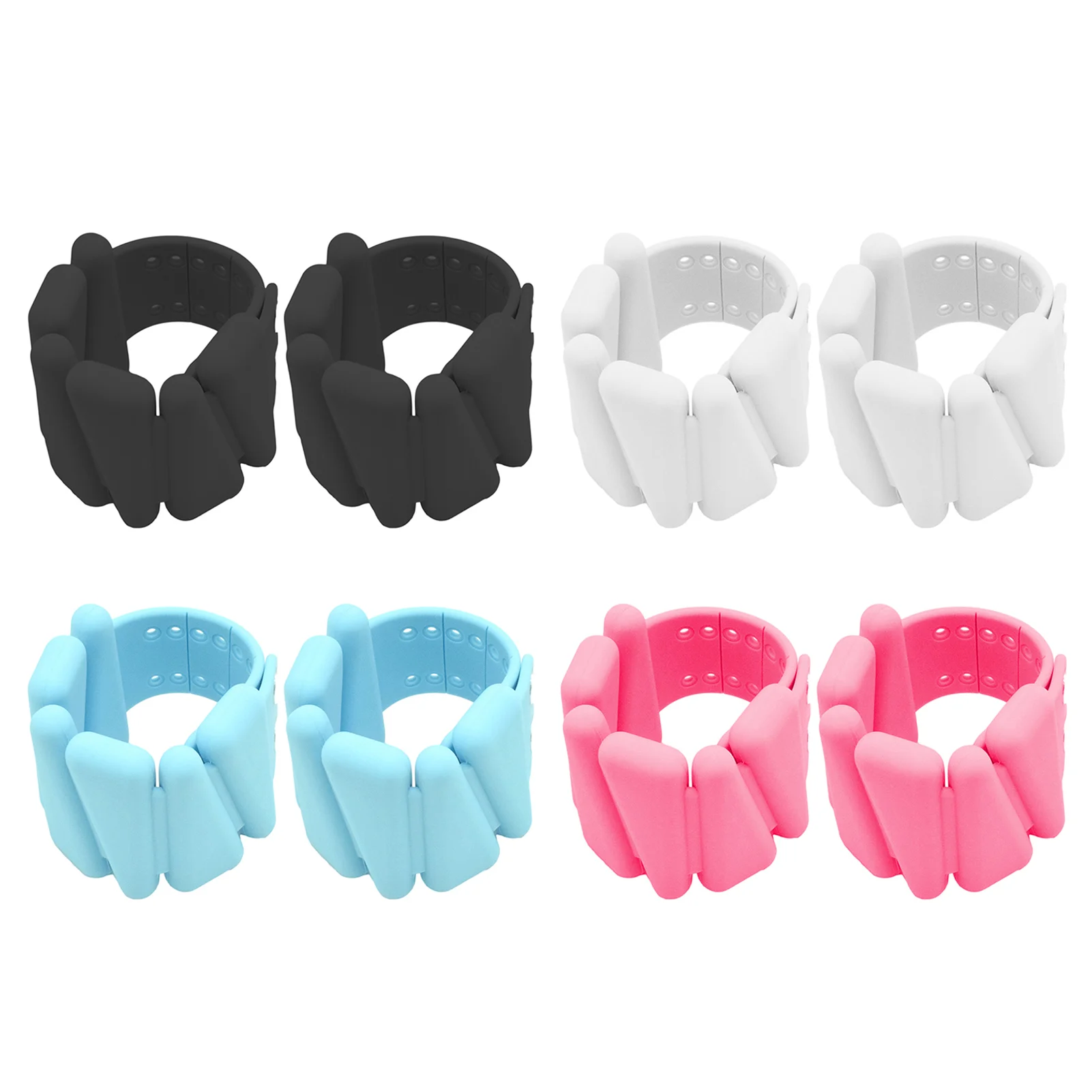 

2PCS Adjustable Ankle Weights Wrist Straps For Yoga Jogging Weight Loss Bracelet Fitness Weight Bracelet Silicone Wrist Strap