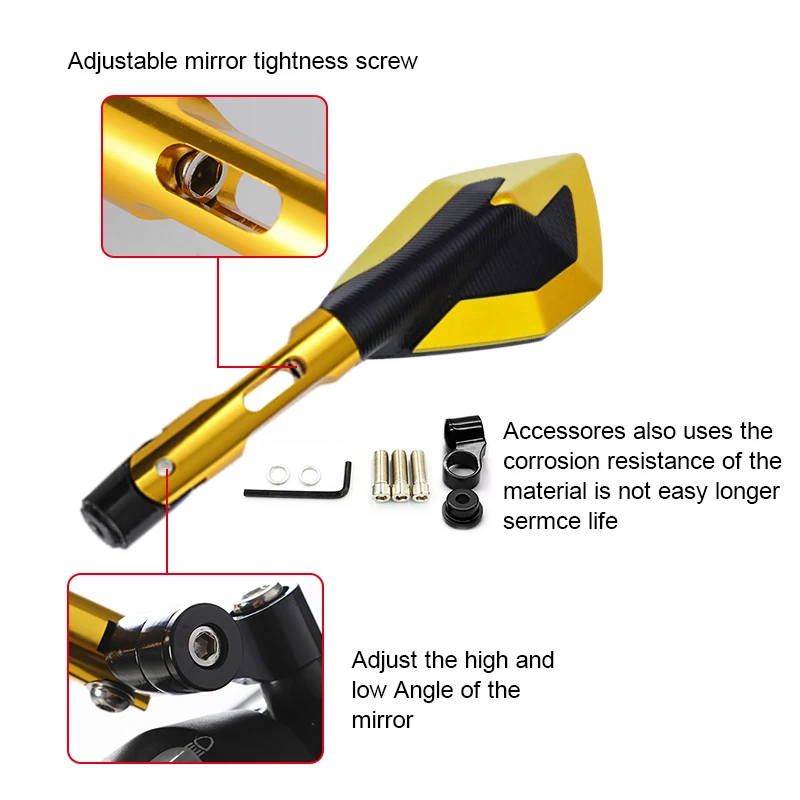 Аксессуары для мотоциклетного зеркала боковые заднего вида BMW S1000R K1200R K1300R R1200GS F800R