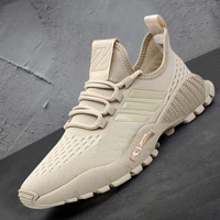 mens running shoes outside walking sneakers large size fashion mesh sport footwear jogging light male gym shoes casual shoes