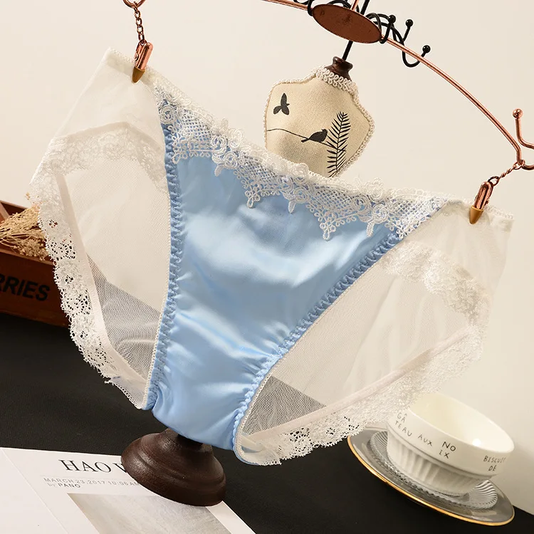 Вентиляционные высокие эластичные женские трусы сексуальные кружевные