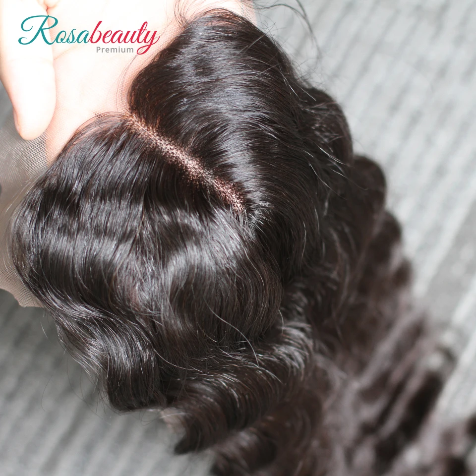 [Rosabeauty] волосы OneCut свободная волна 8-30 дюймов H бразильские человеческие необработанные волосы натуральный цвет 3 пучка с закрытием